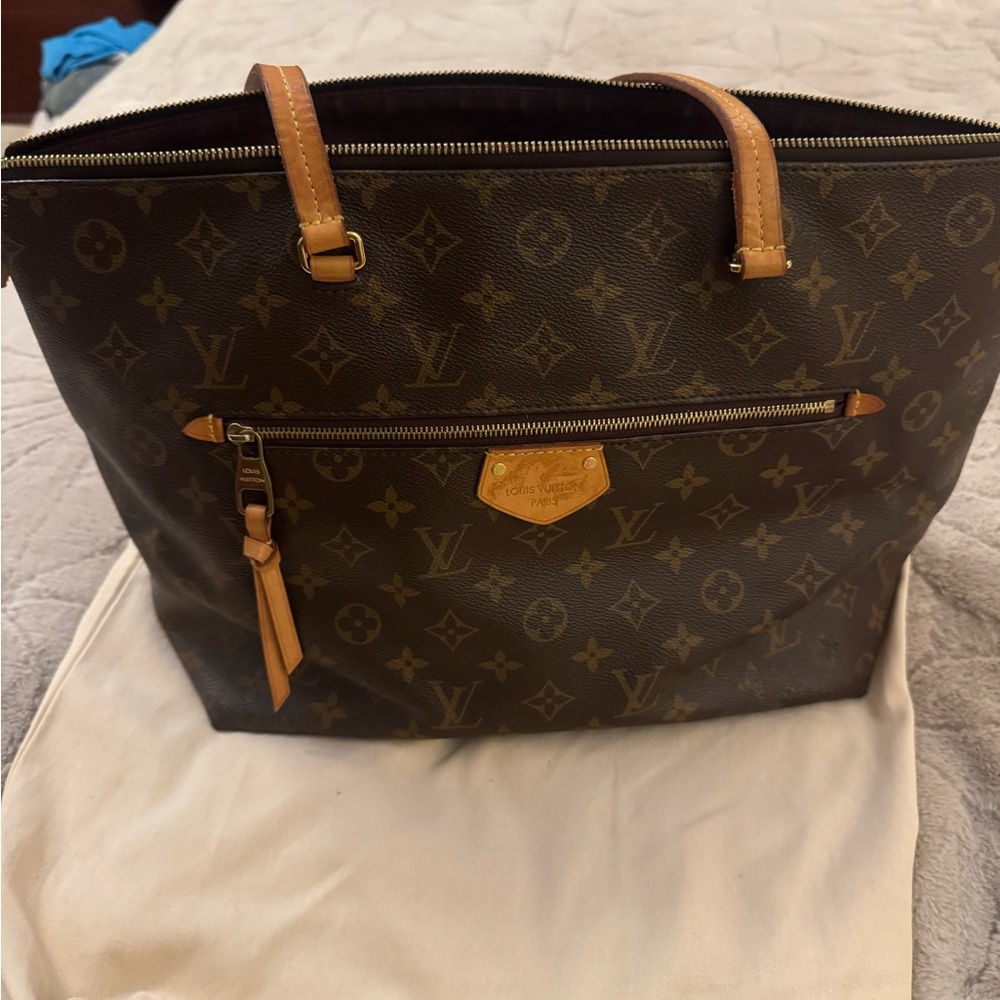 Louis Vuitton Lena MM Brown Monogram Shoulder Tote Bag! - Picture 2 of 16